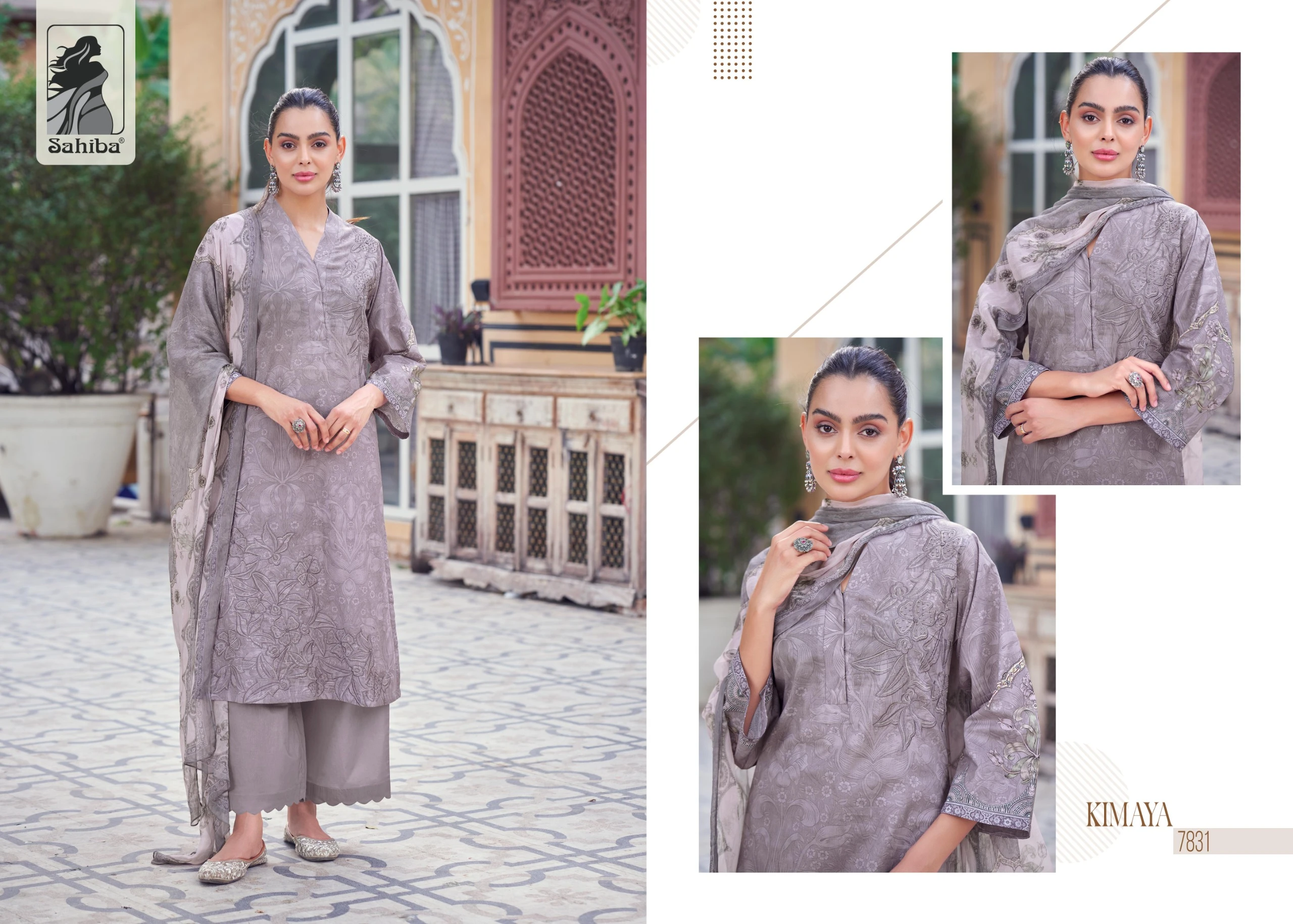 Sahiba Kimaya Pure Cotton Lawn Wholesale Fancy Salwar Suit Catalog — Wholesale Salwar Suits, MPA wholesale from Surat - Gallery Image 2